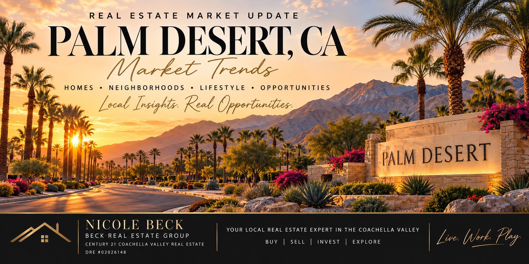 Palm Desert CA real estate market update September 2026